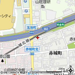 愛知県名古屋市西区赤城町187周辺の地図