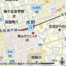 愛知県瀬戸市效範町2丁目42周辺の地図