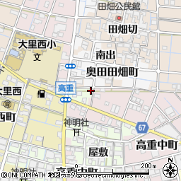 愛知県稲沢市高重町浦13周辺の地図