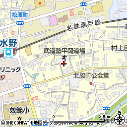 愛知県瀬戸市北脇町127周辺の地図