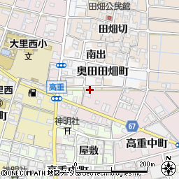 愛知県稲沢市高重中町5-7周辺の地図