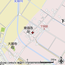 滋賀県彦根市下岡部町417周辺の地図