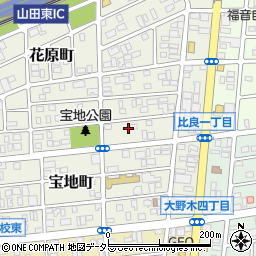 愛知県名古屋市西区宝地町293-2周辺の地図