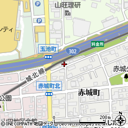 愛知県名古屋市西区赤城町186周辺の地図