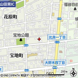 愛知県名古屋市西区宝地町296周辺の地図