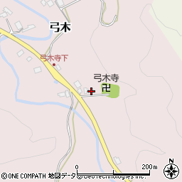 千葉県夷隅郡大多喜町弓木136周辺の地図