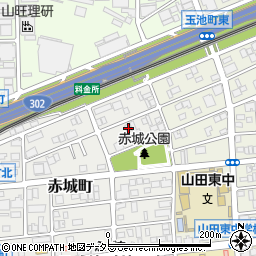 愛知県名古屋市西区赤城町113周辺の地図