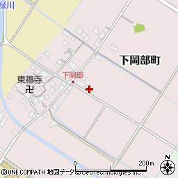 滋賀県彦根市下岡部町361周辺の地図