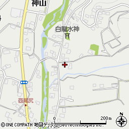 静岡県御殿場市神山166周辺の地図