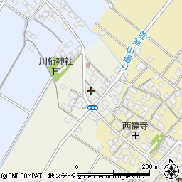 滋賀県彦根市上西川町352周辺の地図