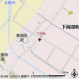 滋賀県彦根市下岡部町443-2周辺の地図
