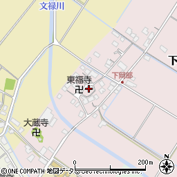 滋賀県彦根市下岡部町416周辺の地図