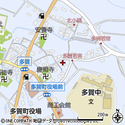 滋賀県犬上郡多賀町多賀420周辺の地図