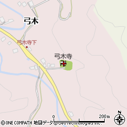 千葉県夷隅郡大多喜町弓木137周辺の地図