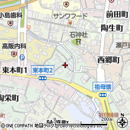 愛知県瀬戸市蛭子町周辺の地図