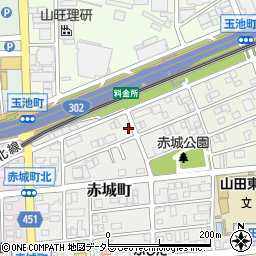 愛知県名古屋市西区赤城町156周辺の地図