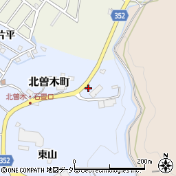 愛知県豊田市北曽木町外ケ洞周辺の地図