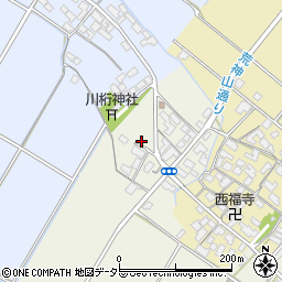 滋賀県彦根市上西川町355周辺の地図