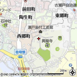愛知県瀬戸市仲郷町3周辺の地図