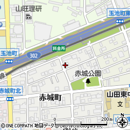 愛知県名古屋市西区赤城町159周辺の地図