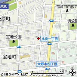 愛知県名古屋市西区宝地町300周辺の地図
