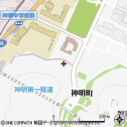 くりはま花の国第１駐車場周辺の地図