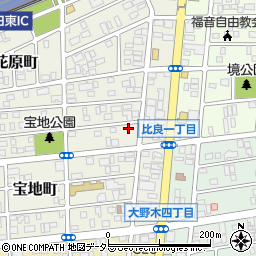 愛知県名古屋市西区宝地町299-1周辺の地図