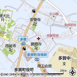 滋賀県犬上郡多賀町多賀505周辺の地図
