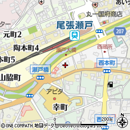 愛知県瀬戸市西蔵所町14周辺の地図