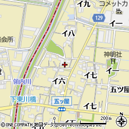 愛知県稲沢市祖父江町甲新田イ六69周辺の地図