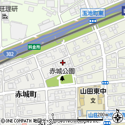 愛知県名古屋市西区赤城町111周辺の地図