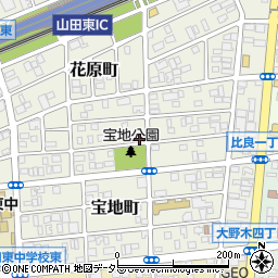 愛知県名古屋市西区宝地町223周辺の地図