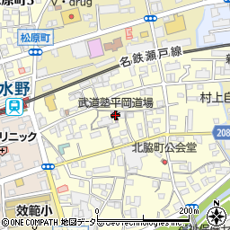 愛知県瀬戸市北脇町60周辺の地図