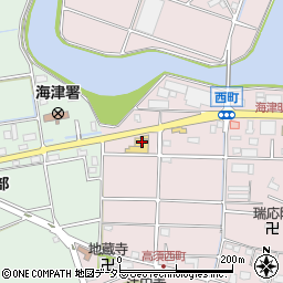 トヨタカローラネッツ岐阜海津店周辺の地図
