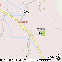 千葉県夷隅郡大多喜町弓木138周辺の地図