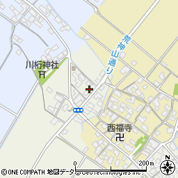 滋賀県彦根市上西川町381周辺の地図