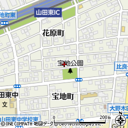 愛知県名古屋市西区宝地町221-1周辺の地図