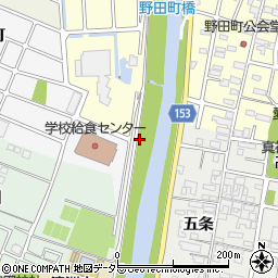 愛知県清須市春日城裏周辺の地図