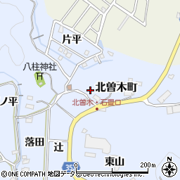 愛知県豊田市北曽木町森腰周辺の地図