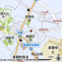滋賀県犬上郡多賀町多賀504周辺の地図