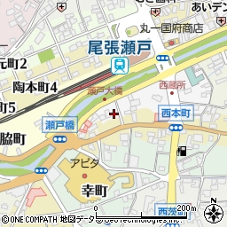 愛知県瀬戸市西蔵所町13周辺の地図