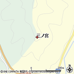 京都府船井郡京丹波町三ノ宮周辺の地図