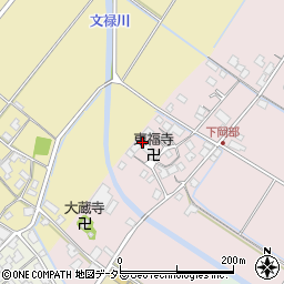 滋賀県彦根市下岡部町427周辺の地図