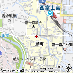 西富士ハリ・キュウセンター周辺の地図