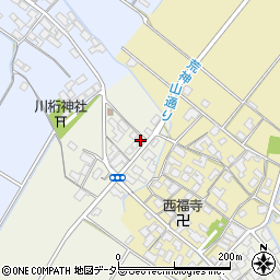 滋賀県彦根市上西川町382周辺の地図