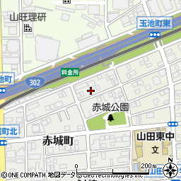愛知県名古屋市西区赤城町162周辺の地図