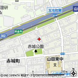 愛知県名古屋市西区赤城町109周辺の地図