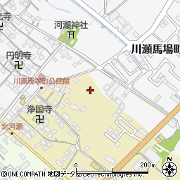 滋賀県彦根市野口町周辺の地図