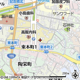 愛知県瀬戸市南仲之切町120周辺の地図