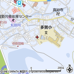 滋賀県犬上郡多賀町多賀722周辺の地図